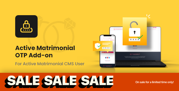 Active Matrimonial OTP add-on icon