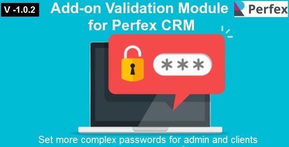 Add-on Password Validation Module for Perfex CRM icon