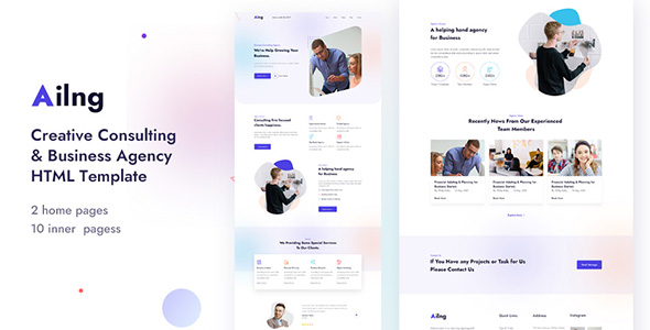 Ailng - Creative Consulting & Business Agency HTML Template icon