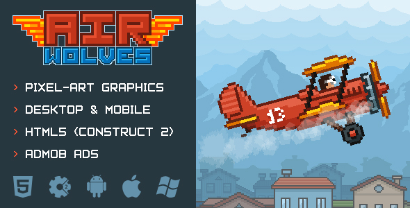 Air Wolves - HTML5 air combat icon