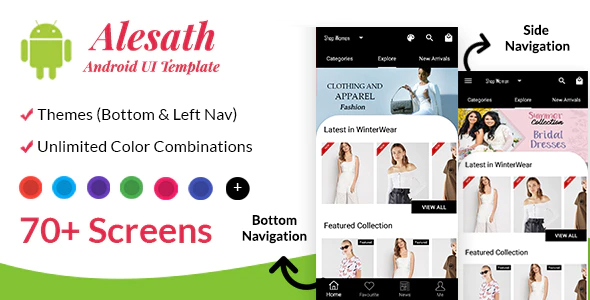 Alesath - Native Android Ecommerce UI Template icon