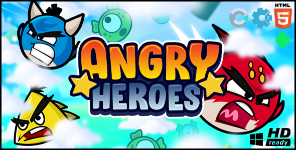 Angry Heroes HTML5 Game Construct 2/3 icon
