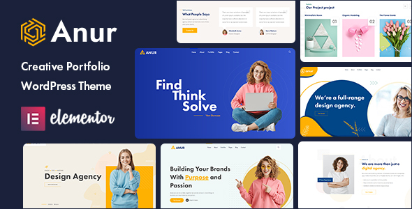 Anur - Portfolio WordPress Theme icon