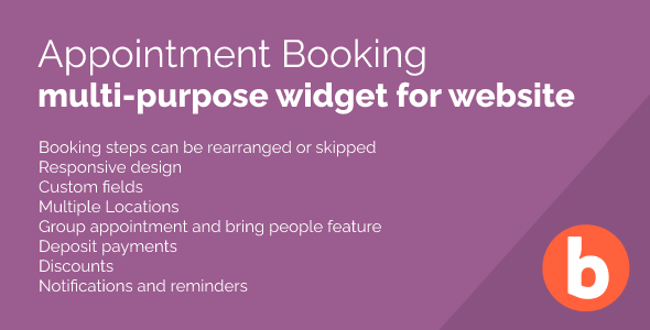 Appointment Booking Widget for WebSite (SAAS) icon