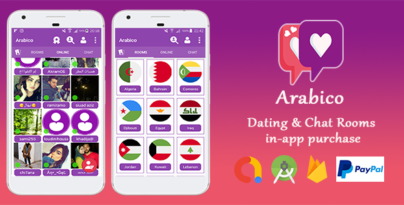 Arabico - Android App Dating Chatting Chat Rooms Groups Matching icon