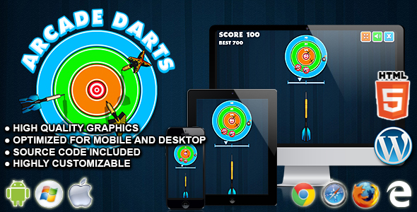 Arcade Darts - HTML5 Skill Game icon