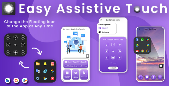 Assistive Touch for Android - Assistive Touch Button - Assistive Touch Swipe - Touch-EazyTouch IOS icon
