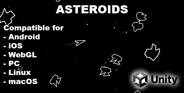 Asteroids - Unity Retro Game With AdMob Ads icon