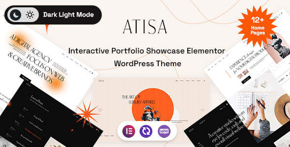 Atisa - Interactive Portfolio Showcase WordPress Theme icon