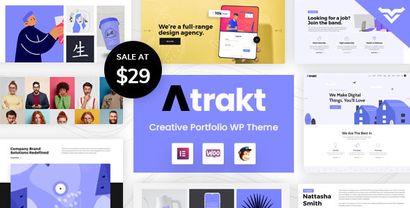 Atrakt - Creative Portfolio WordPress Theme icon