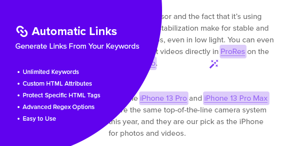 Automatic Links icon