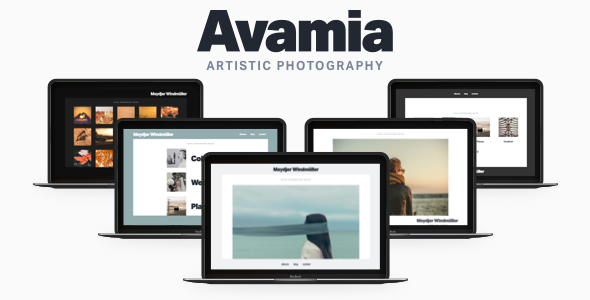 Avamia — Artistic Photography Theme icon