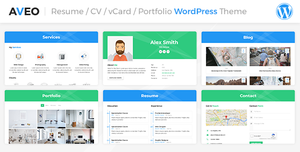 Aveo WordPress CV/Resume Theme icon