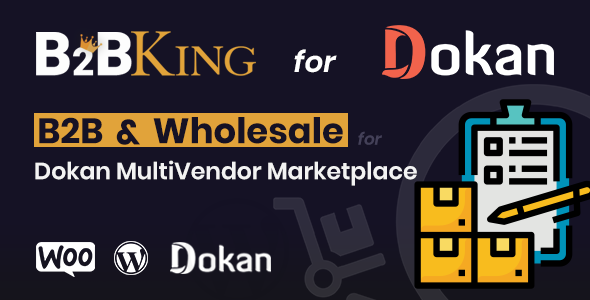 B2BKing: B2B and Wholesale for Dokan MultiVendor Marketplace (Add-on) icon