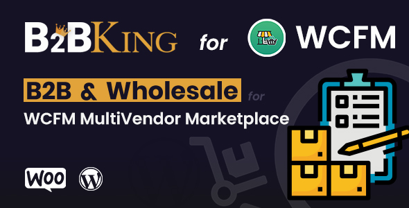 B2BKing: B2B and Wholesale for WCFM MultiVendor Marketplace (Add-on) icon