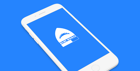 BLUE WHALE WITH ADMOB - ANDROID STUDIO & ECLIPSE FILE icon