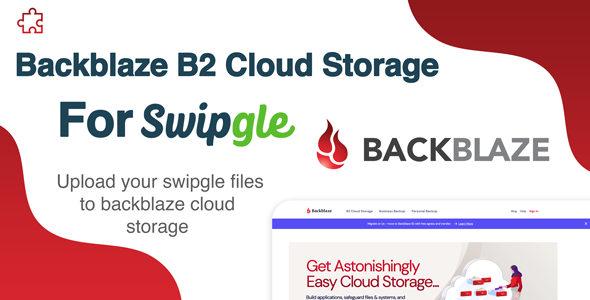 Backblaze B2 Cloud Storage Add-on For Swipgle icon