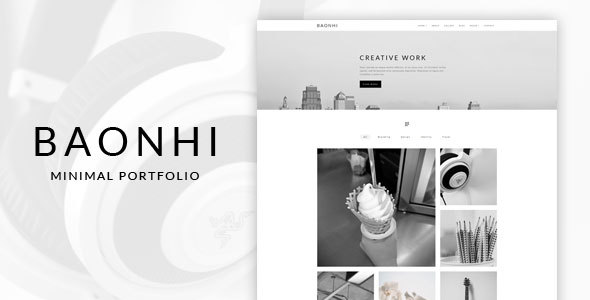 Baonhi - Minimal Portfolio WordPress Theme icon