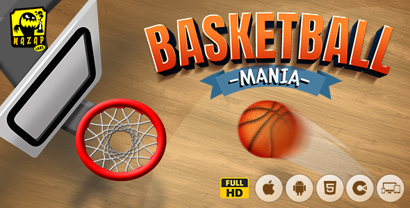 Basketball Mania - Ultimate Sport HTML5 Game (Construct) icon