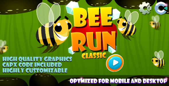 Bee Run - C2/C3/HTML5 Game icon