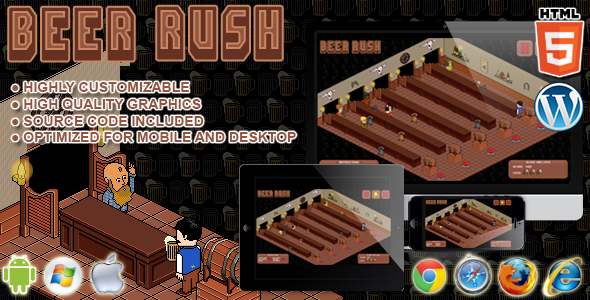 Beer Rush - HTML5 Arcade Game icon