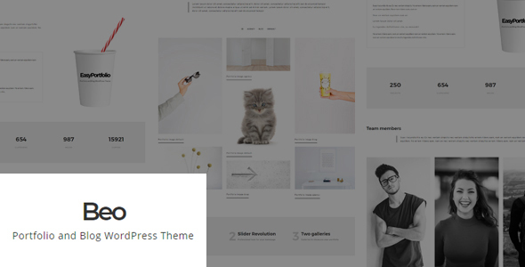 Beo - Portfolio and Blog WordPress Theme icon