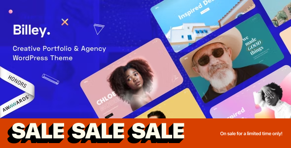 Billey - Creative Portfolio & Agency Elementor WordPress Theme icon