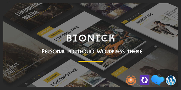 Bionick | Personal Portfolio WordPress Theme icon