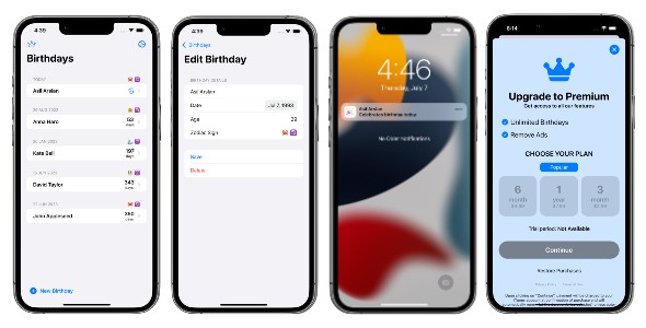 Birthday Reminder & Zodiac Signs - SwiftUI Full iOS Application icon