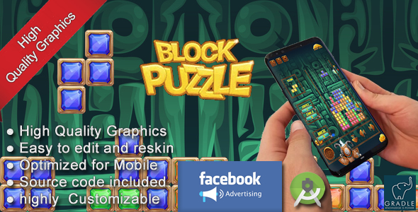 Block Puzzle V2 (Facebook Ads + Android Studio) icon