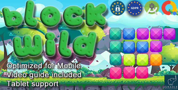 Block Puzzle Wild (Admob + GDPR + Android Studio) icon