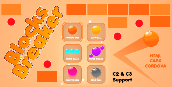 Blocks Breaker Game (CAPX | HTML5 | Cordova) icon