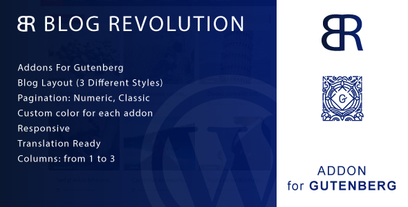 Blog Revolution for Gutenberg WordPress Plugin icon