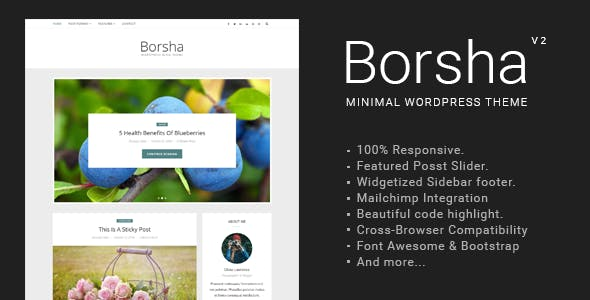 Borsha - Responsive Minimal Blog Theme icon