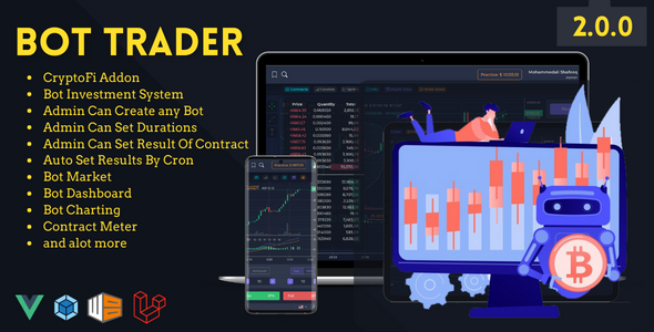 Bot Investment Addon For Bicrypto - Crypto Trader, Investment Subscription icon