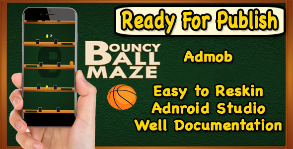 Bouncy Ball Maze - Endless Game - Android Studio - Ready For Publish icon