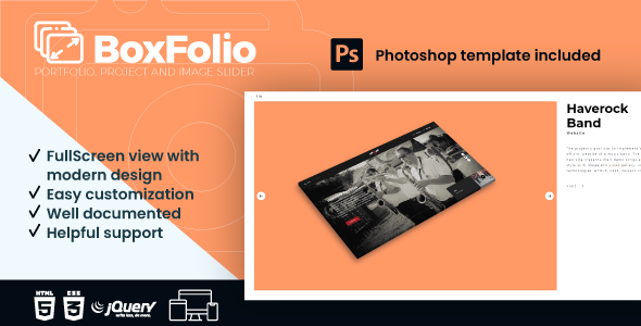 BoxFolio | Project, Portfolio and Image Slider Plugin icon