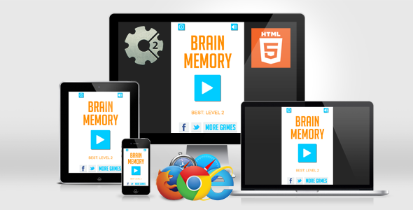 Brain Games - Pattern Memory HTML5 Game icon