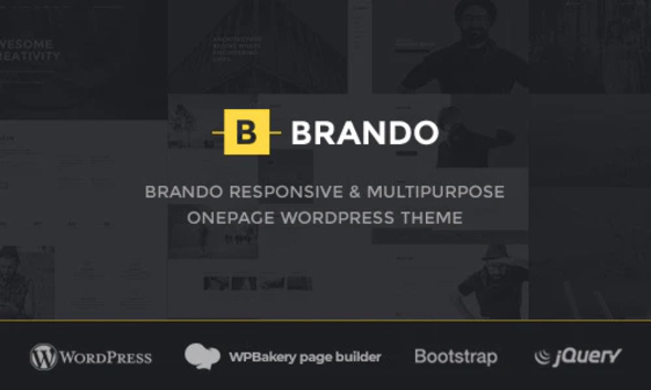 Brando Responsive and Multipurpose OnePage WordPress Theme icon