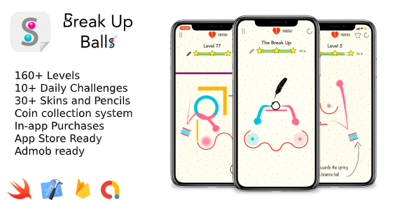 Break Up Balls - iOS 2D Game icon