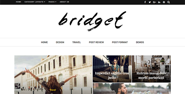 Bridget - Magazine and Blog WordPress Theme icon
