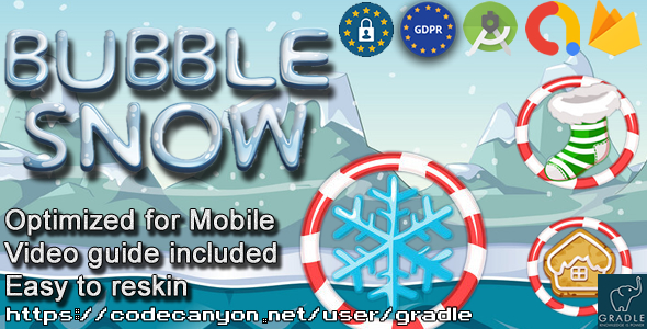 Bubble Snow (Admob + GDPR + Android Studio) icon