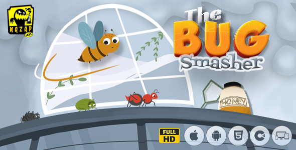 Bug Smasher - Thrill Smashing Game (Construct) icon