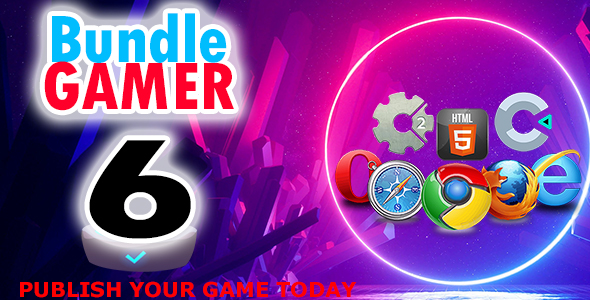 Bundle HTML5 - 6 Game -40% Construct 2 and Construct 3 - Capx and C3p and HTML5 icon