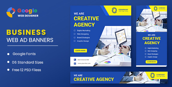 Business Banners Google Web Designer icon