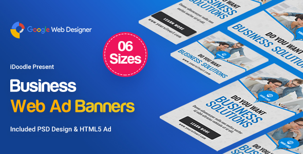 Business Banners HTML5 - GWD icon