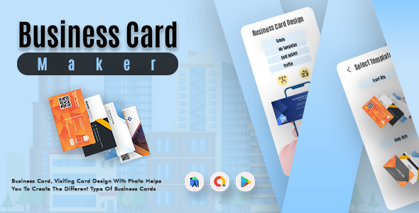 Business Card Maker - Visiting Card Maker - Ultimate Business Card - Business Card Creator - Admob icon