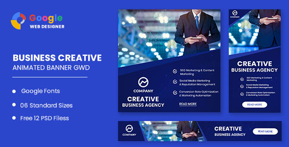 Business Creative Animated Banner Google Web Designer icon