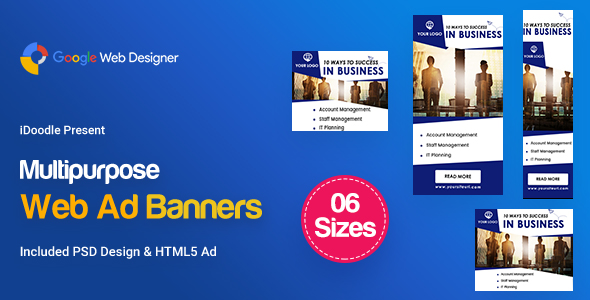 C22 - Multipurpose, Business, Startup Banners GWD & PSD icon