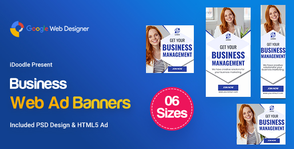 C44 - Business, Corporate Banners GWD & PSD icon